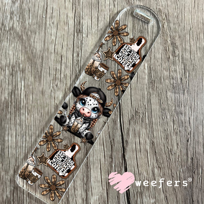 UV DTF Cup Wrap – Bad Vibes Don't Go With My Coffee Bookmark Weefers
