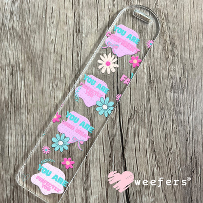 UV DTF Cup Wrap – Positive Affirmations Bookmark Weefers