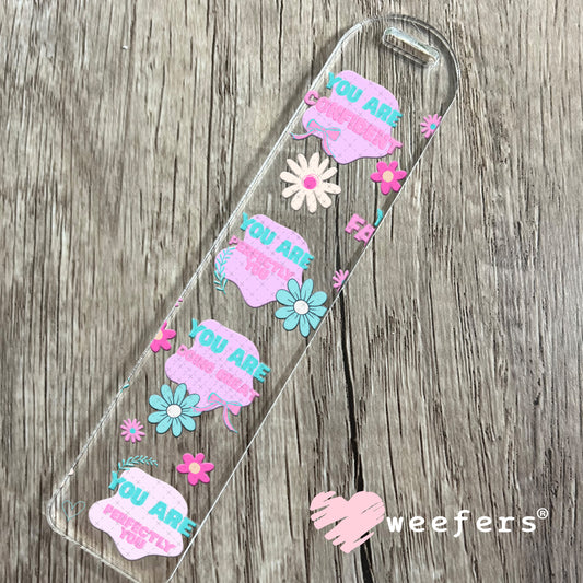 UV DTF Cup Wrap – Positive Affirmations Bookmark Weefers