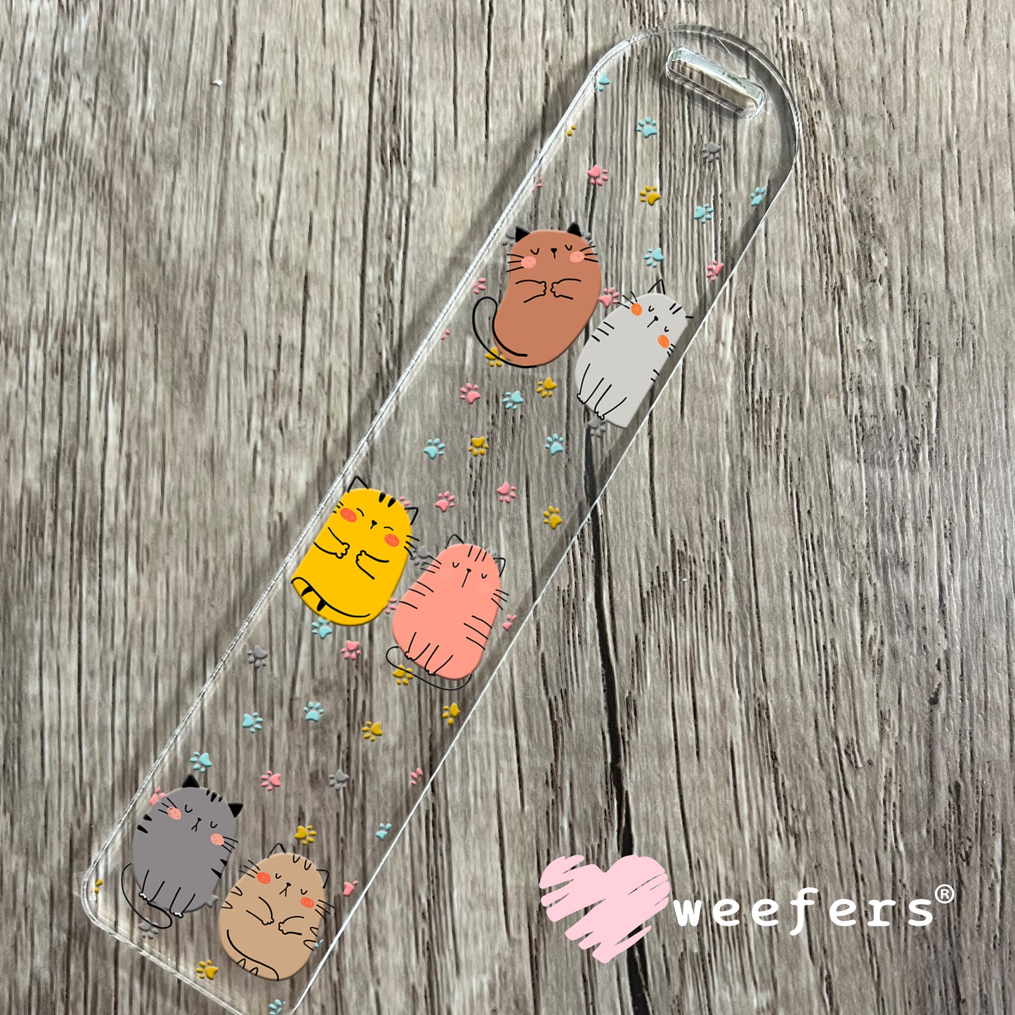 Cat Friends UV DTF Bookmark Decal