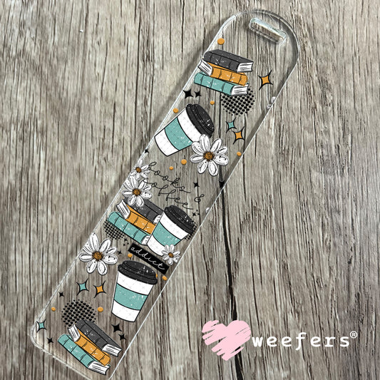 UV DTF Cup Wrap – Books and Coffee Addict Bookmark Weefers