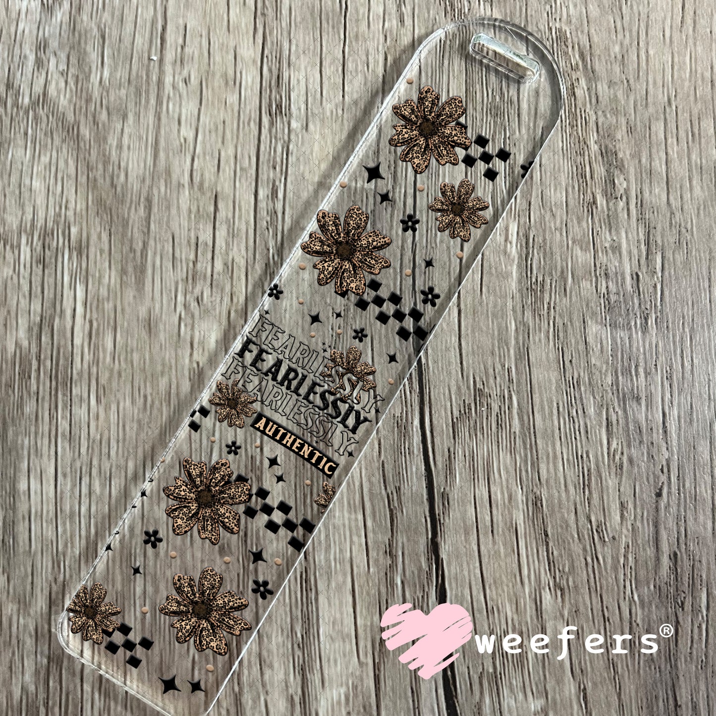UV DTF Cup Wrap – Fearlessly Authentic Bookmark Weefers