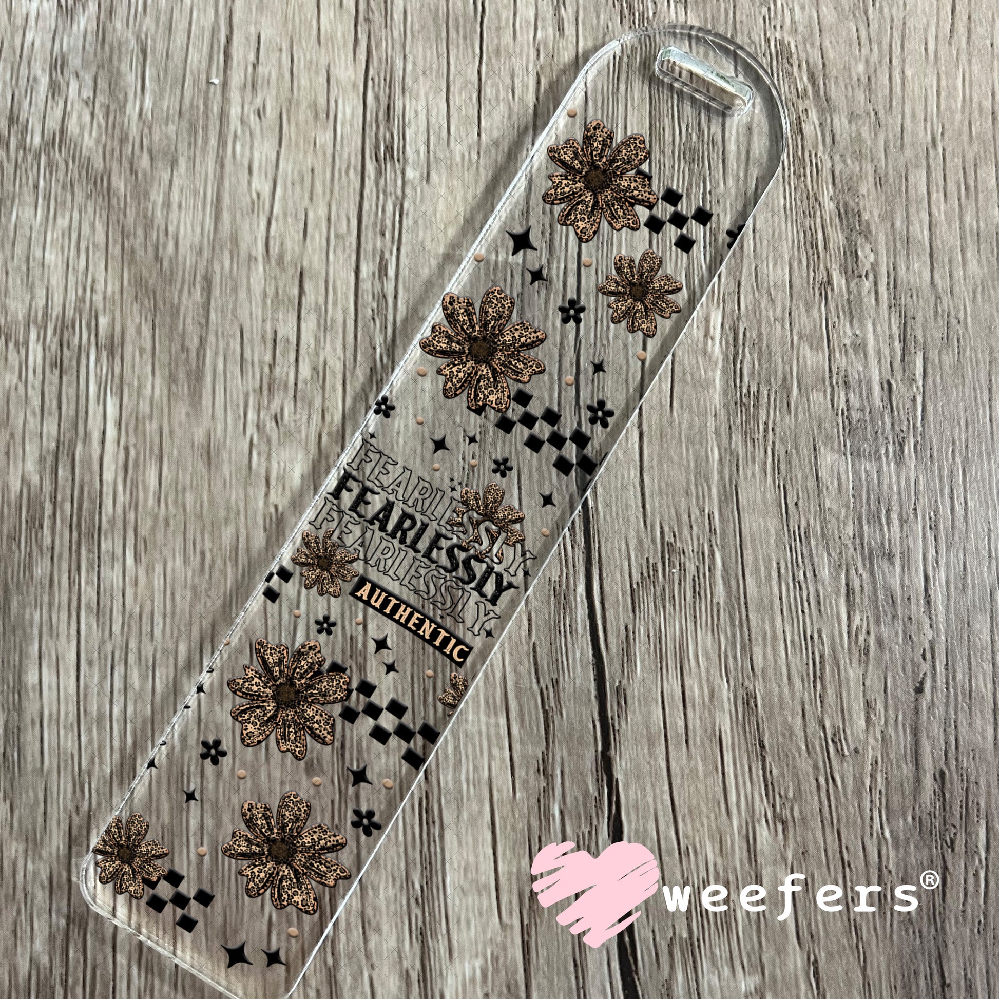 UV DTF Cup Wrap – Fearlessly Authentic Bookmark Weefers