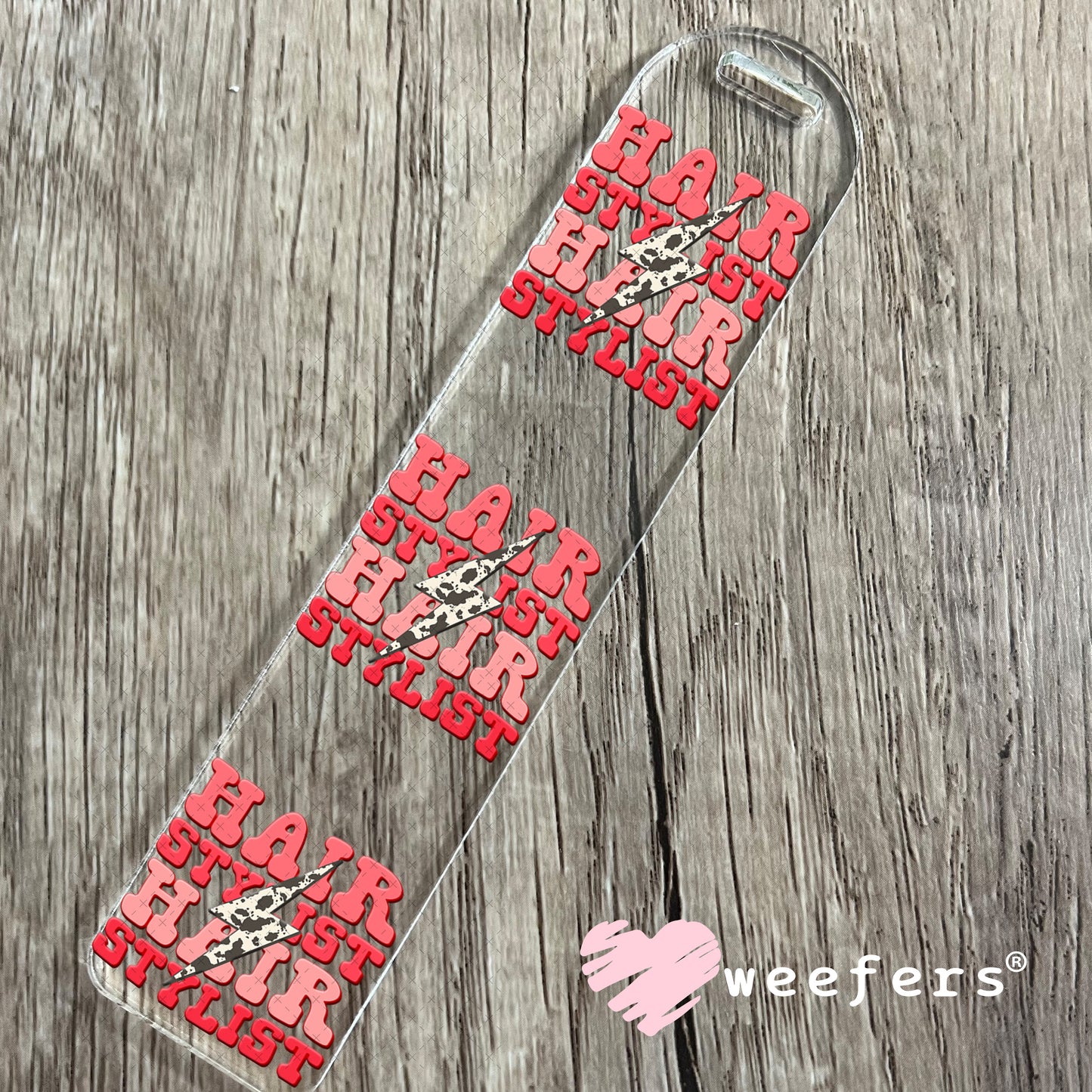 UV DTF Decal - Hair Stylist Bookmark Weefers