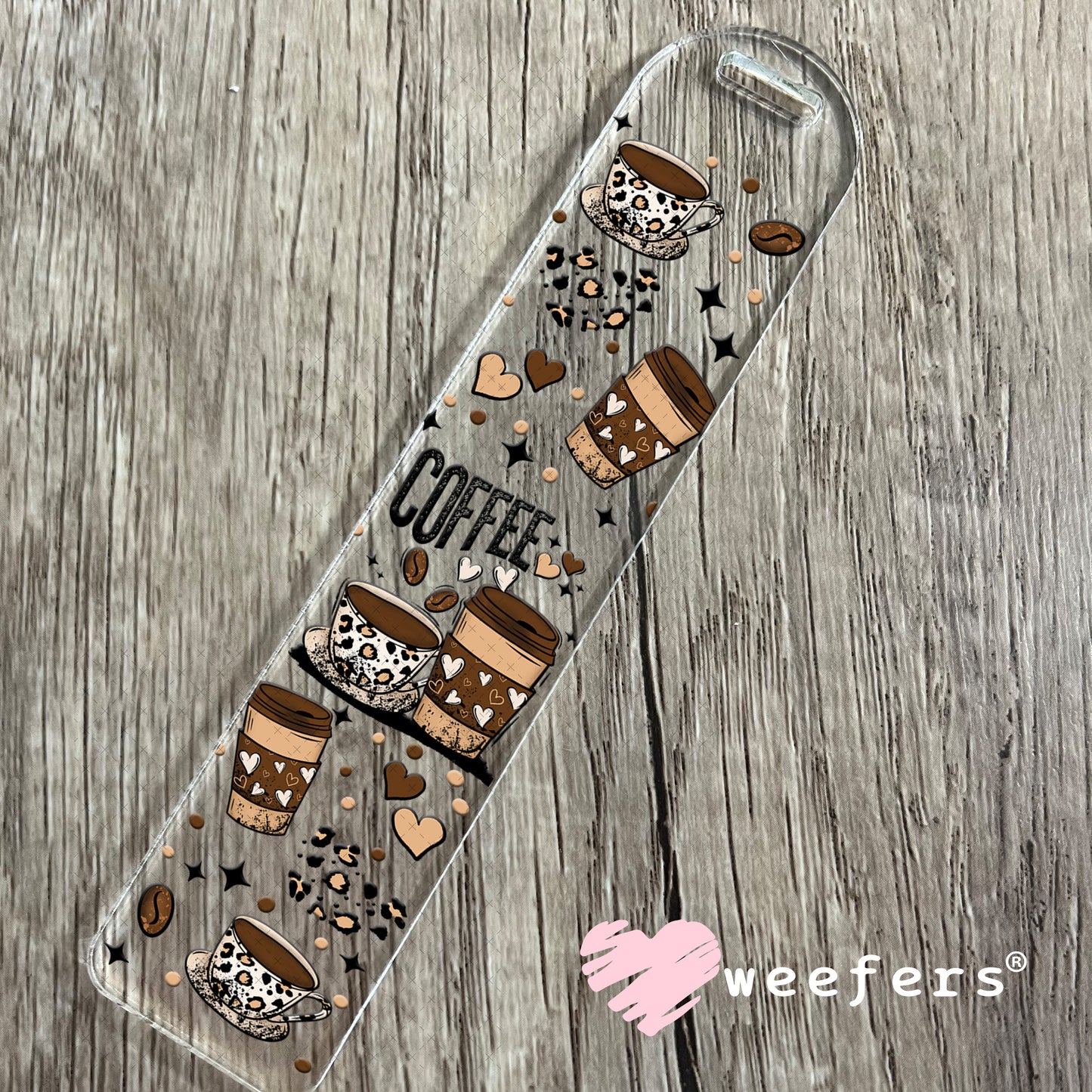 UV DTF Cup Wrap – Coffee Time Bookmark Weefers