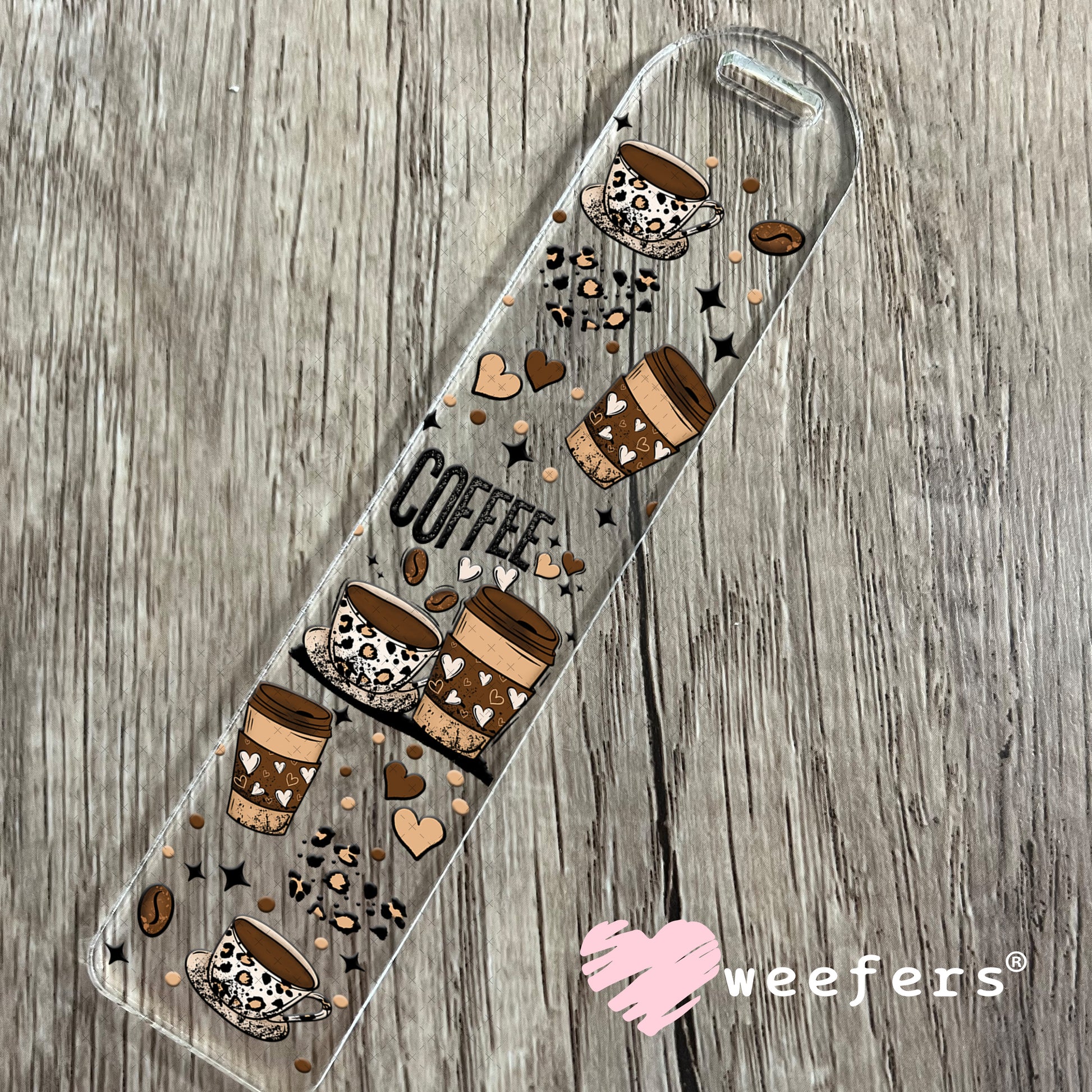 UV DTF Cup Wrap – Coffee Time Bookmark Weefers