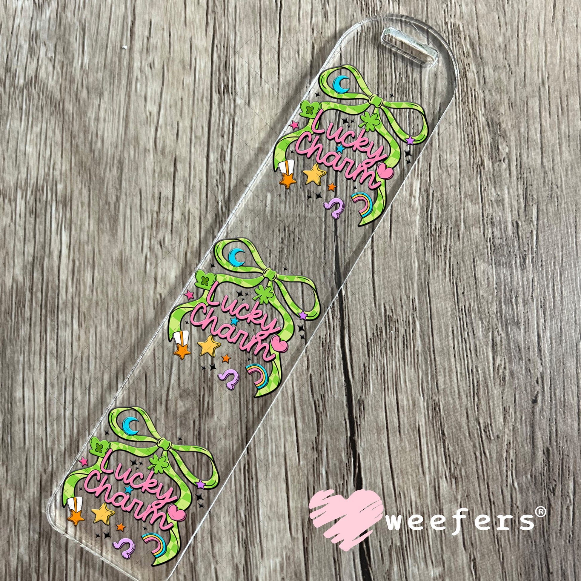 UV DTF Decal - Lucky Charm St Patrick's Day Bookmark Weefers
