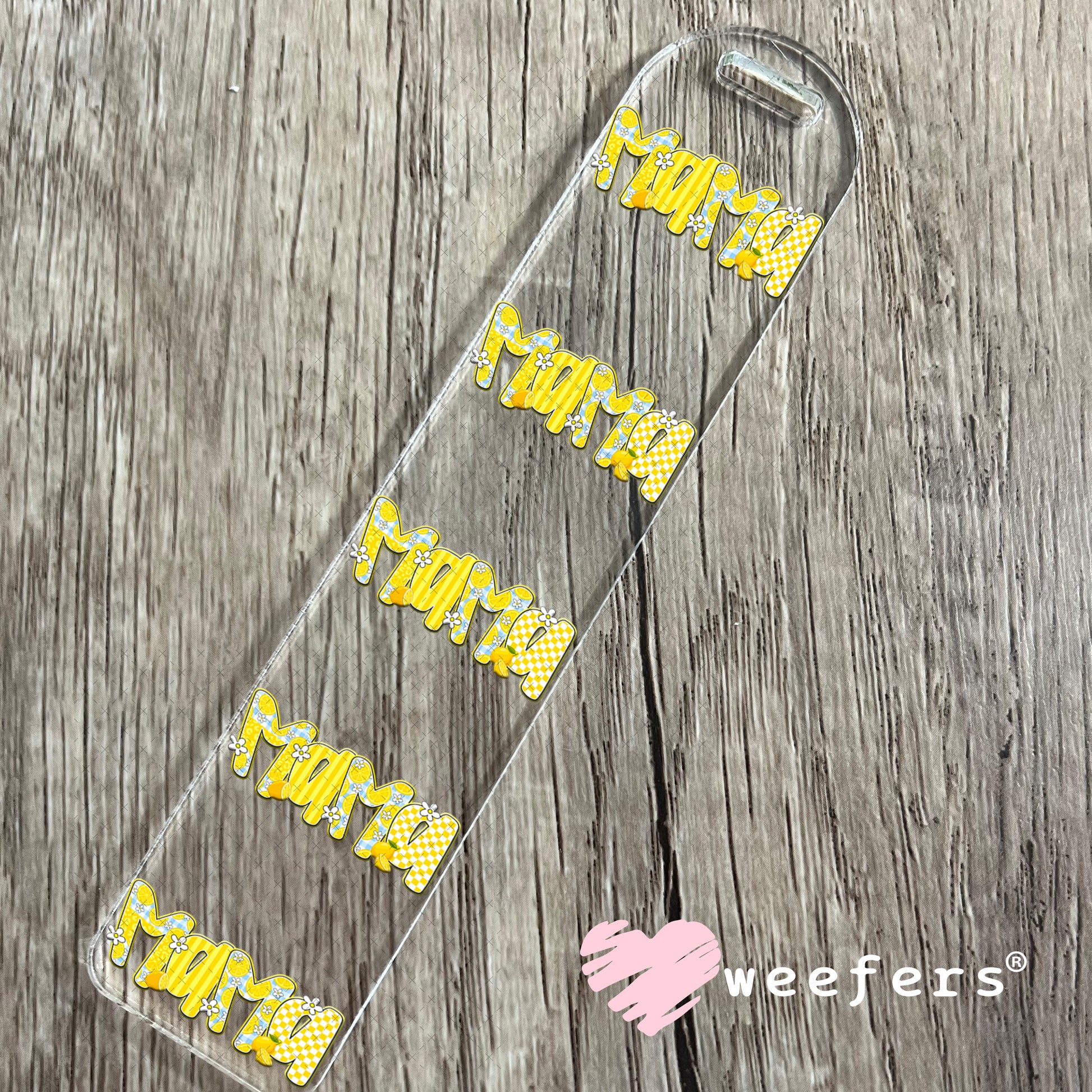 UV DTF Decal - Mama Sunny Yellow Bookmark Weefers