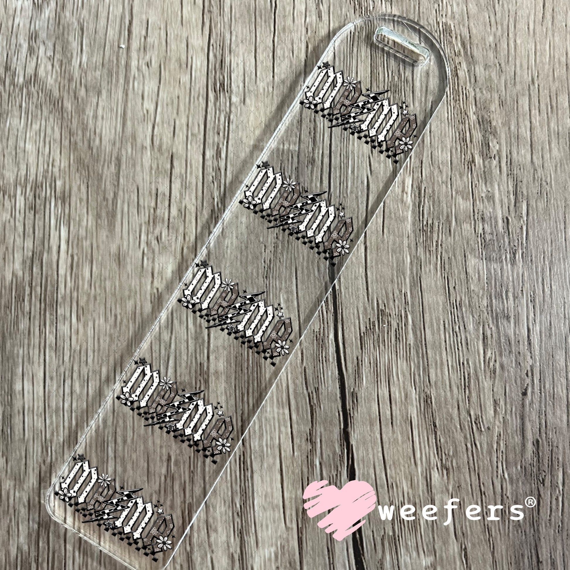 UV DTF Decal - Mama Lightening Bolt Bookmark Weefers