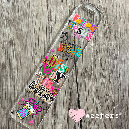 UV DTF Cup Wrap – His Way is Better - Weefers Exclusive Bookmark Weefers
