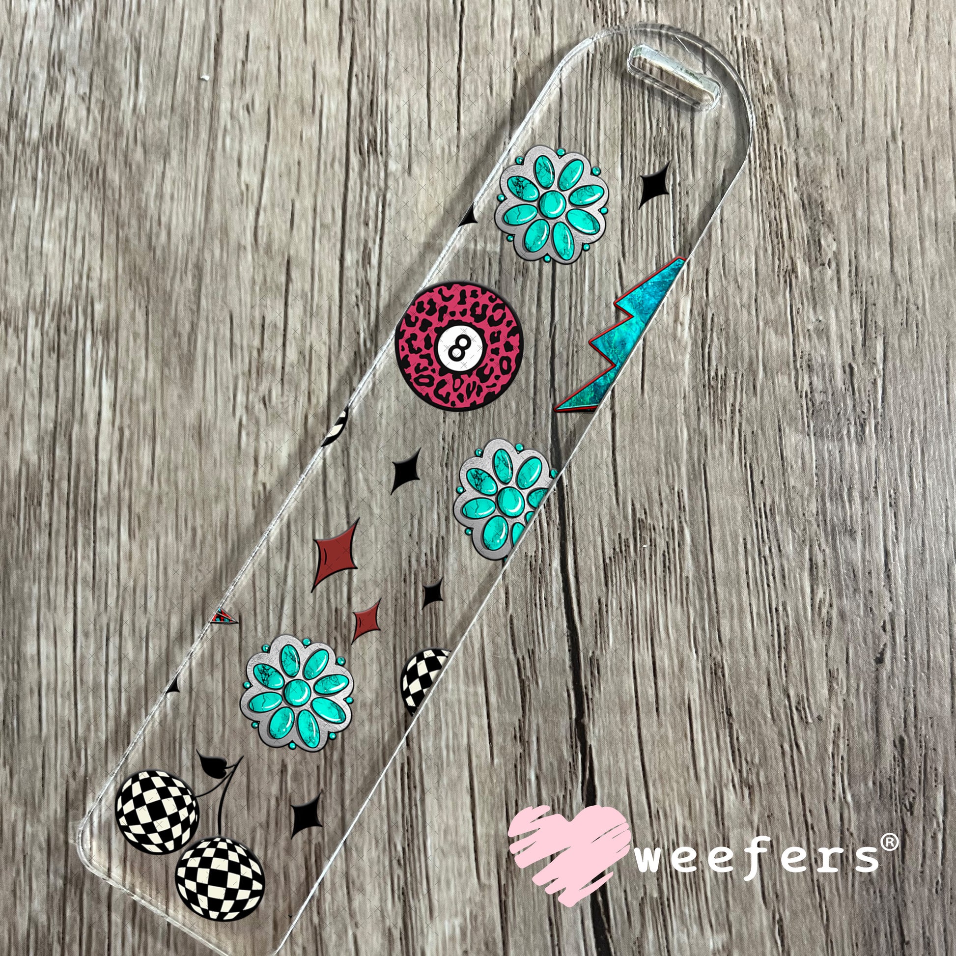 UV DTF Cup Wrap – Drink Your Water and Don't Be a B$tch Sidekick - Weefers Exclusive Bookmark Weefers