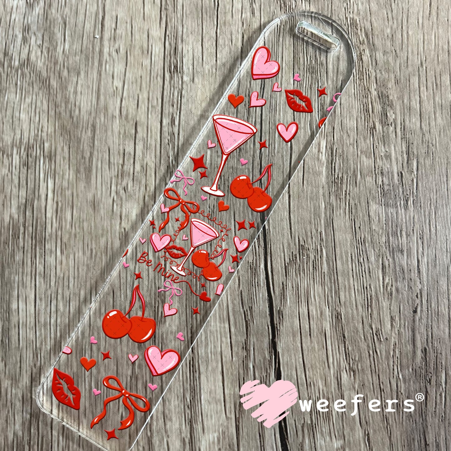UV DTF Cup Wrap – Valentine Be Mine Bookmark Weefers