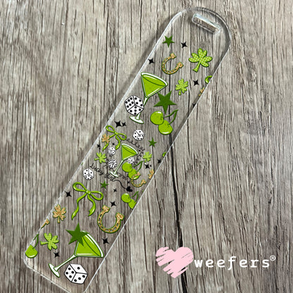 UV DTF Cup Wrap – St. Patrick's Day - Lucky Girl Bookmark Weefers