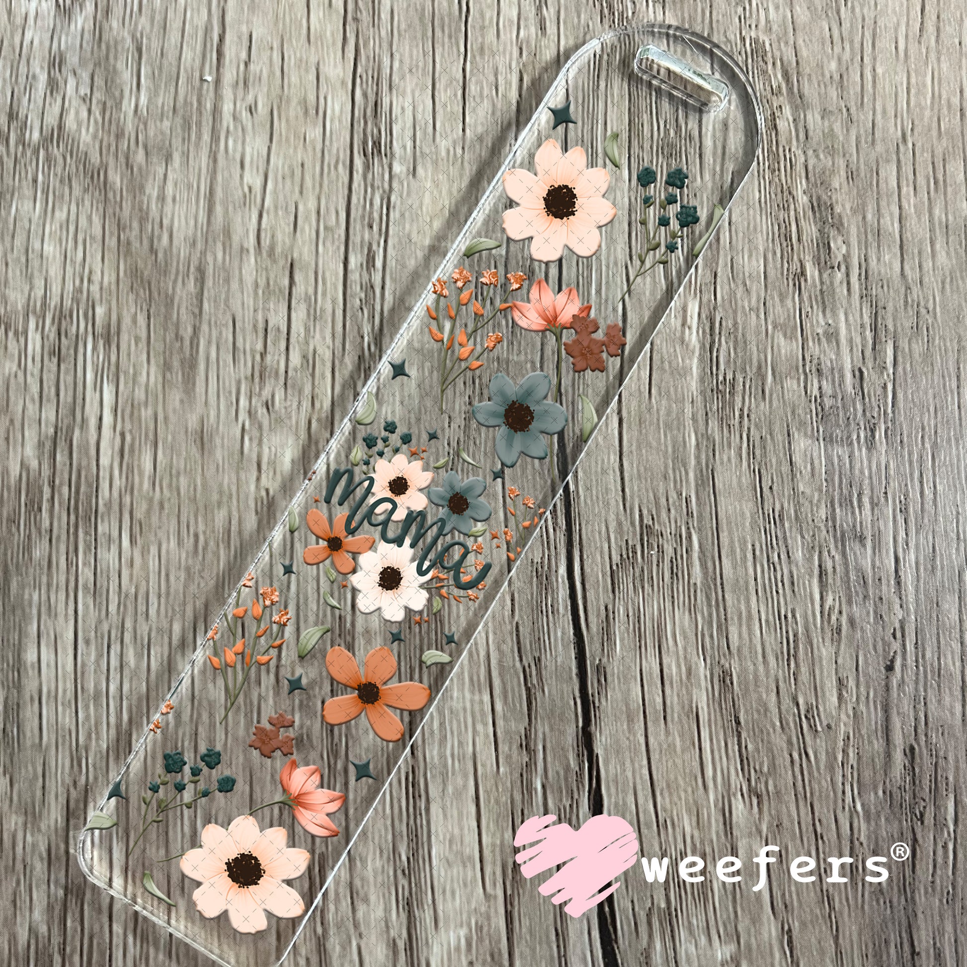 UV DTF Cup Wrap – Mama Boho Flowers Bookmark Weefers