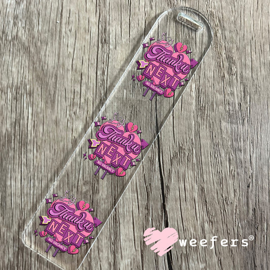 UV DTF Decal - Thank you Next Bookmark Weefers