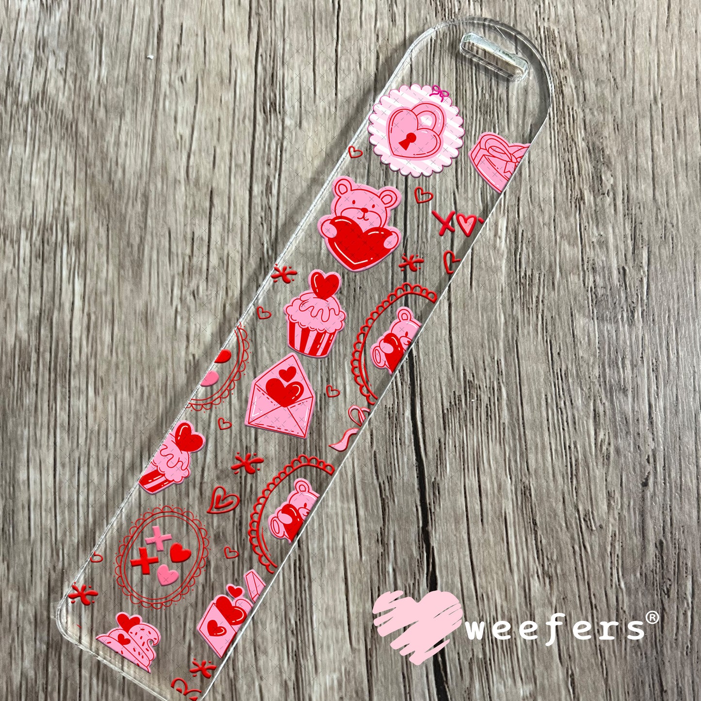 UV DTF Cup Wrap – Love Letters Valentine's Day Bookmark Weefers