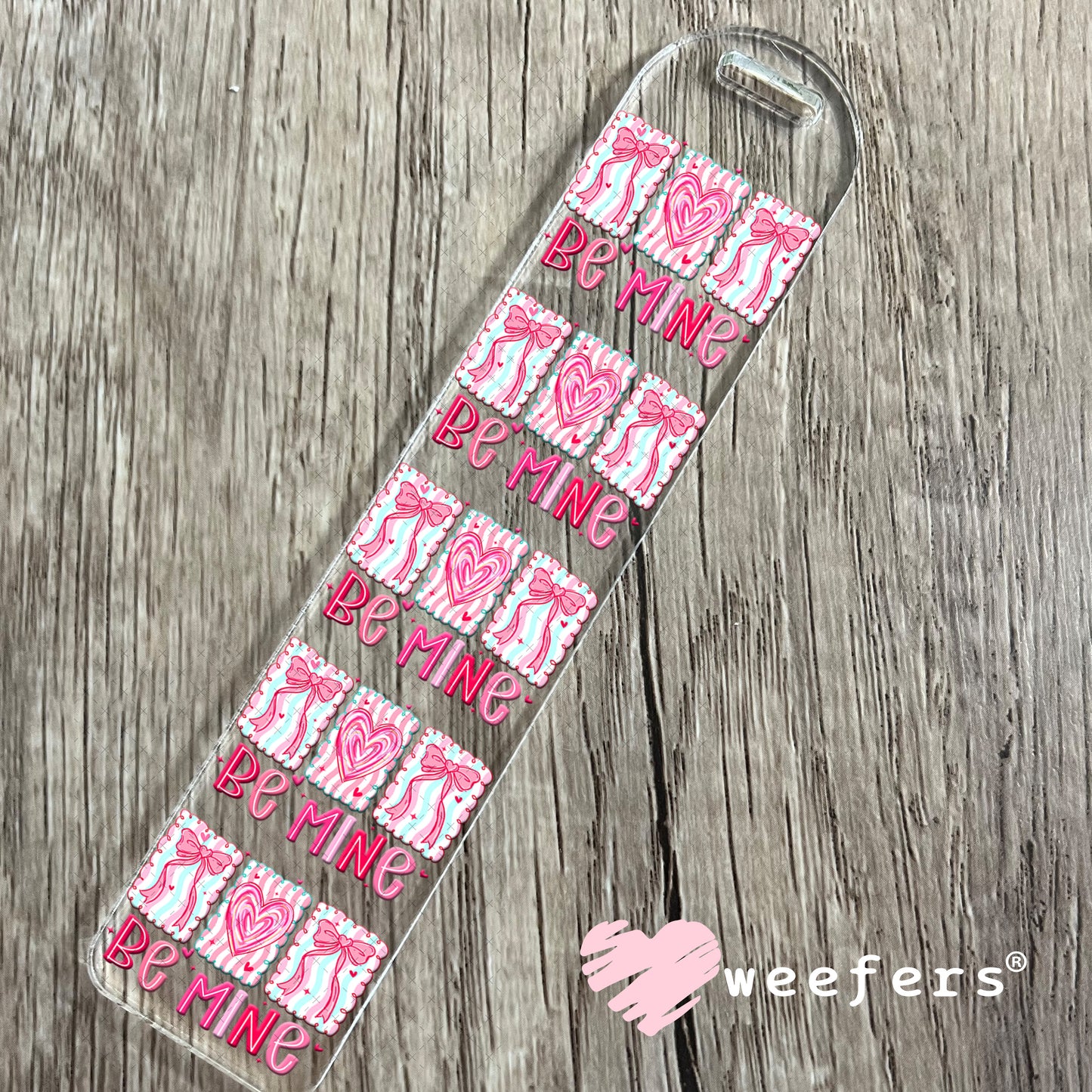 UV DTF Decal - Be Mine Valentine's Day Bookmark Weefers