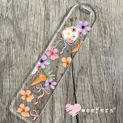 UV DTF Cup Wrap – Floral Easter Bunny Bookmark Weefers