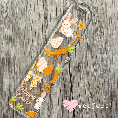 UV DTF Cup Wrap – Happy Easter Carrots and Bows Bookmark Weefers