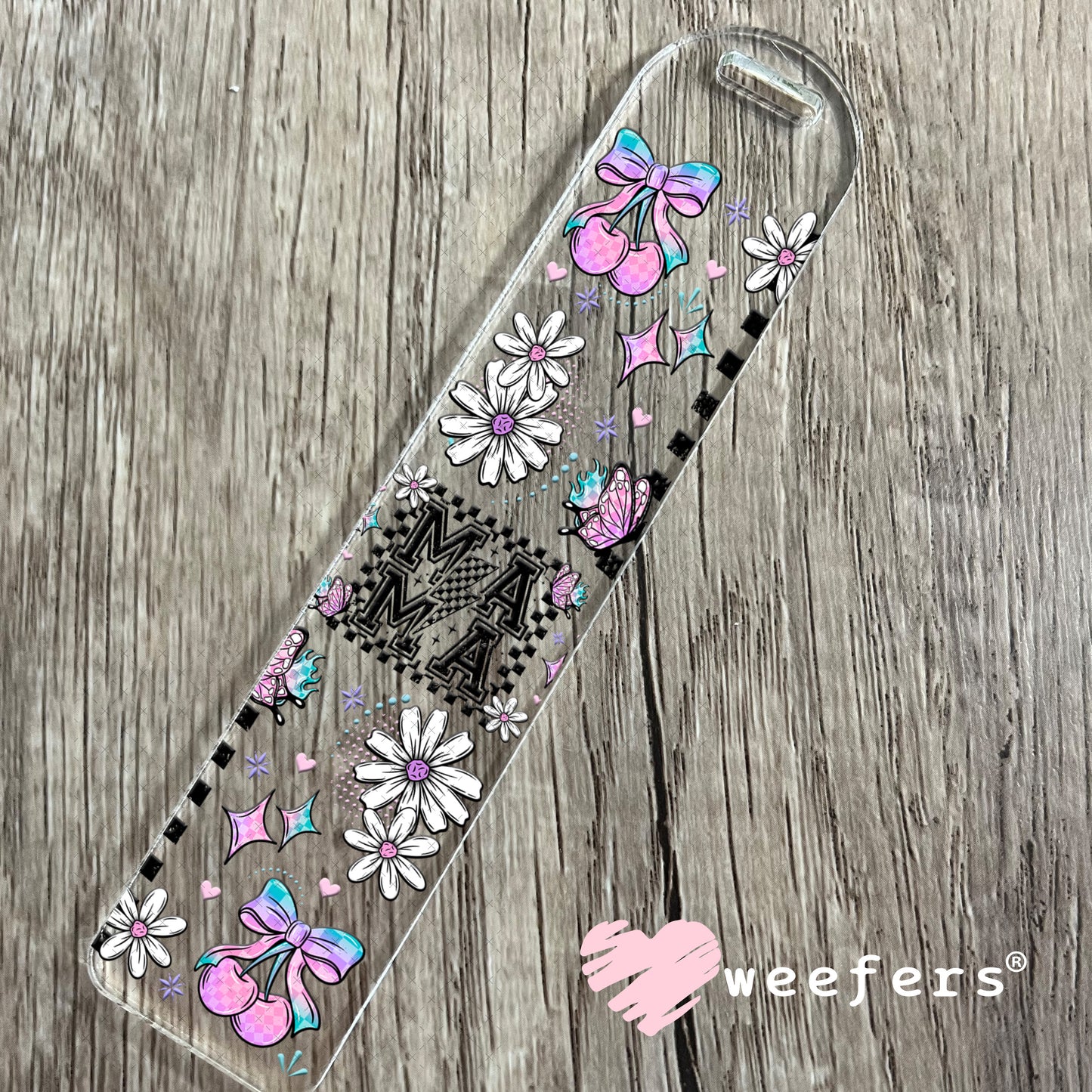 UV DTF Cup Wrap – Mama Lavender Cherries Bookmark Weefers