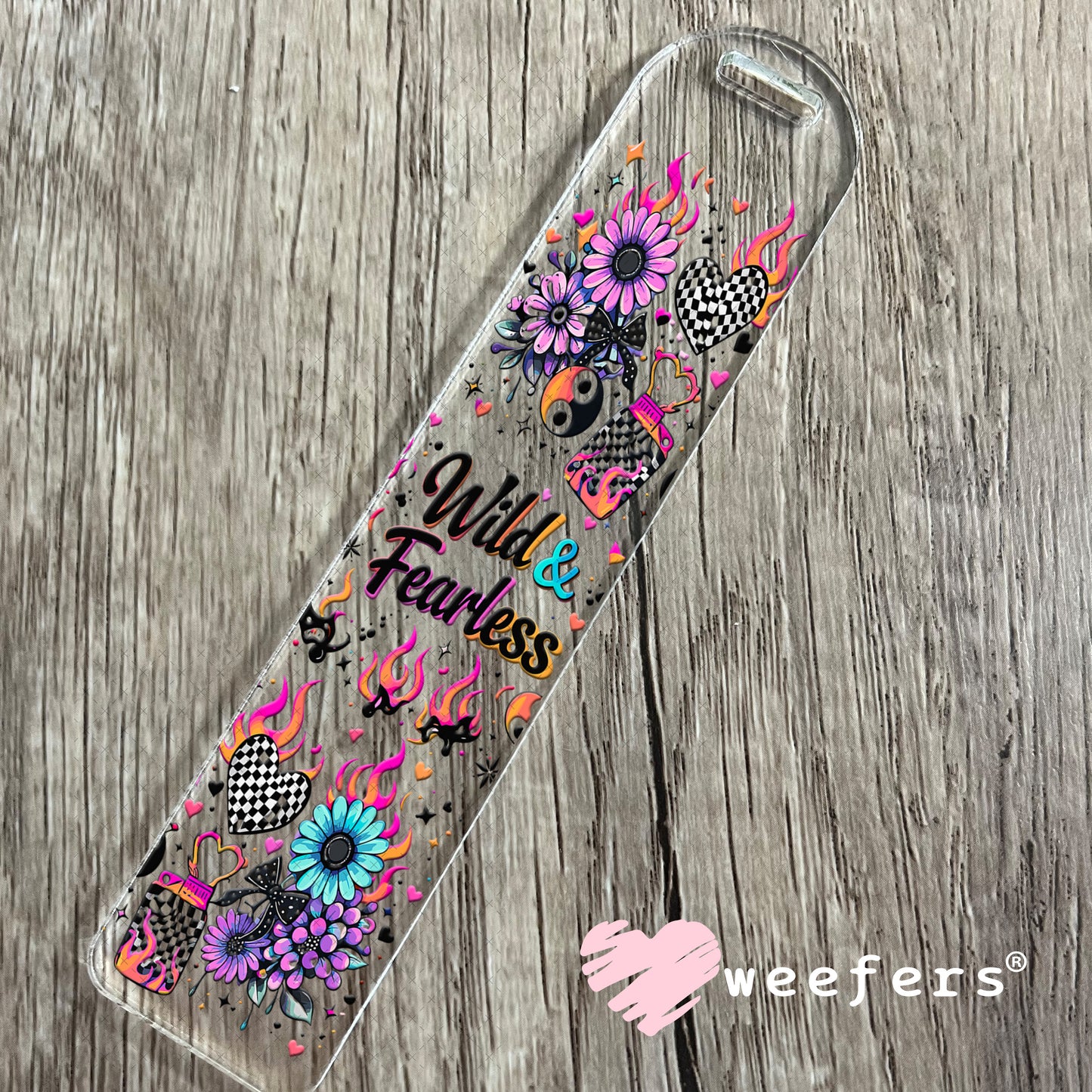 UV DTF Cup Wrap – Wild and Fearless Bookmark Weefers