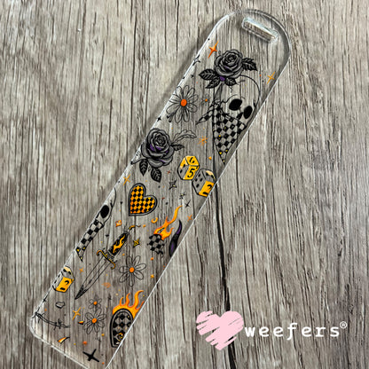 UV DTF Cup Wrap – Western Orange and Black Bookmark Weefers