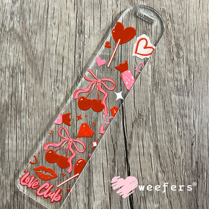 UV DTF Cup Wrap – Valentine Love Club Bookmark Weefers