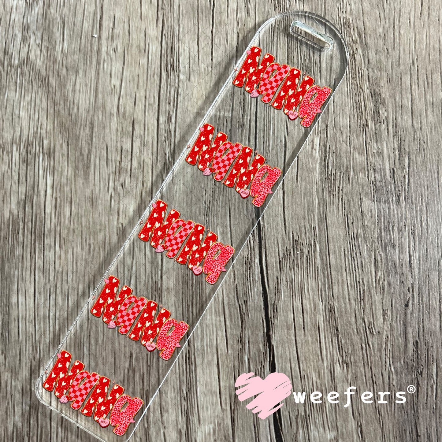UV DTF Decal - Mama Valentine's Day Bookmark Weefers
