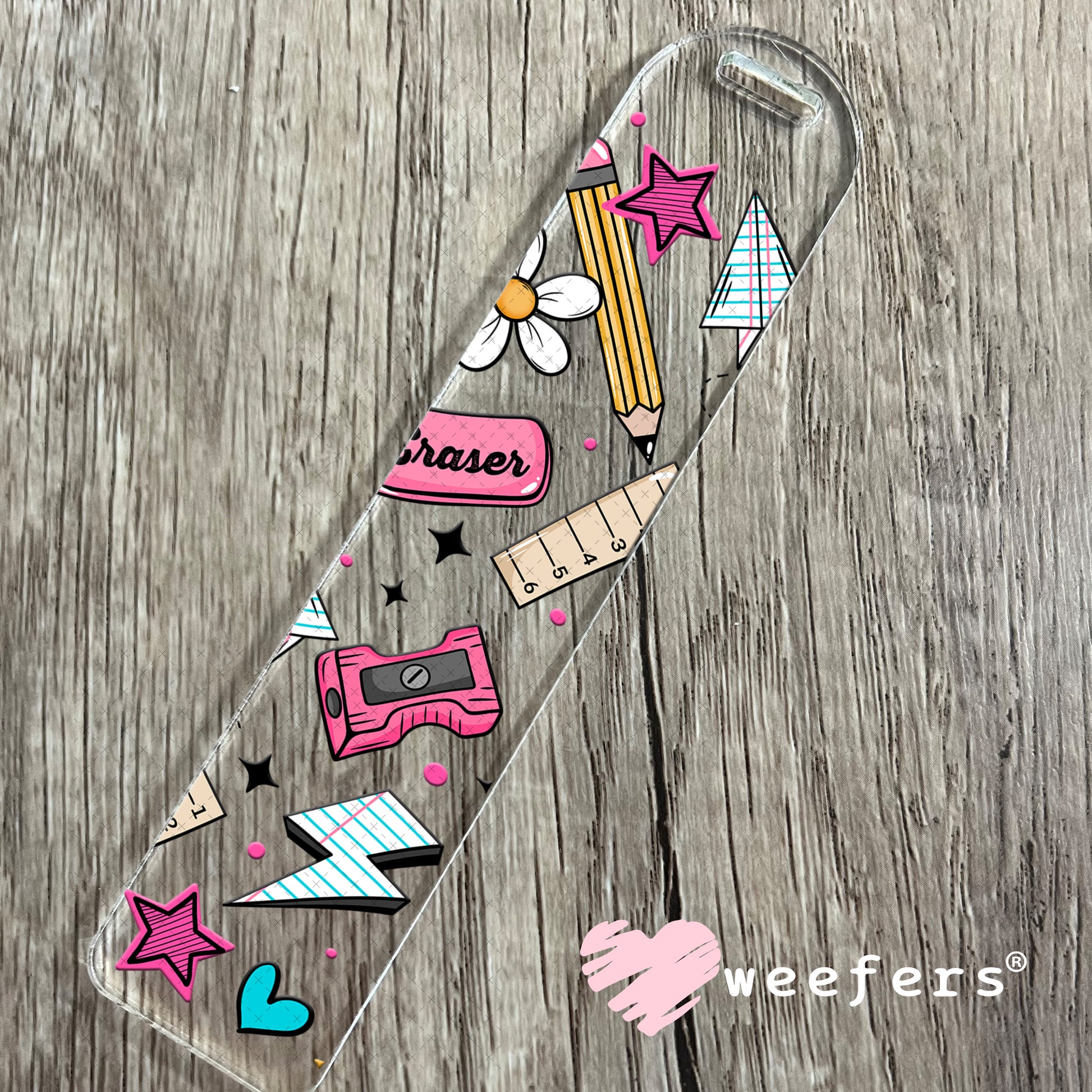 UV DTF Cup Wrap – Teacher Life Bookmark Weefers