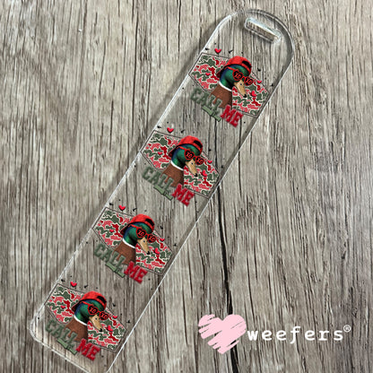 UV DTF Decal - Duck Call Me Valentine's Day Bookmark Weefers