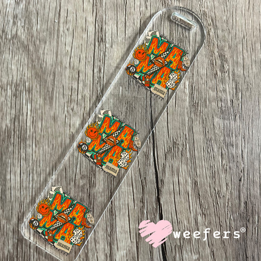 UV DTF Decal - Fire Flames Mama stacked Bookmark Weefers
