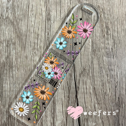 UV DTF Cup Wrap – Find Me Where the Wildflowers are Bookmark Weefers