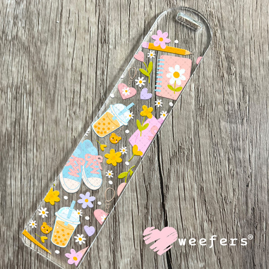 UV DTF Cup Wrap – Girly Favorite Things Bookmark Weefers