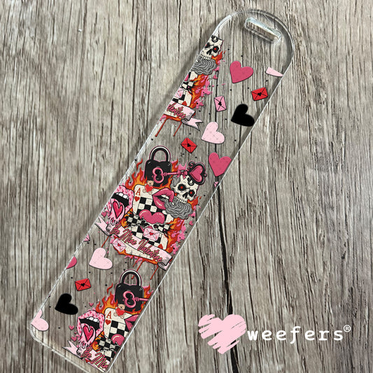 UV DTF Cup Wrap – Be Mine Valentine Weefers Exclusive Bookmark Weefers