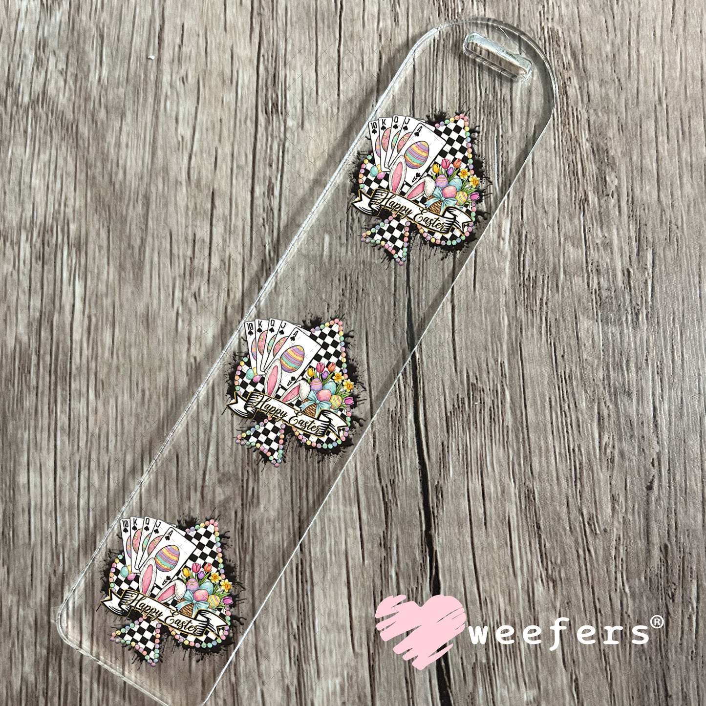 UV DTF Decal - Happy Easter Western Bookmark Weefers