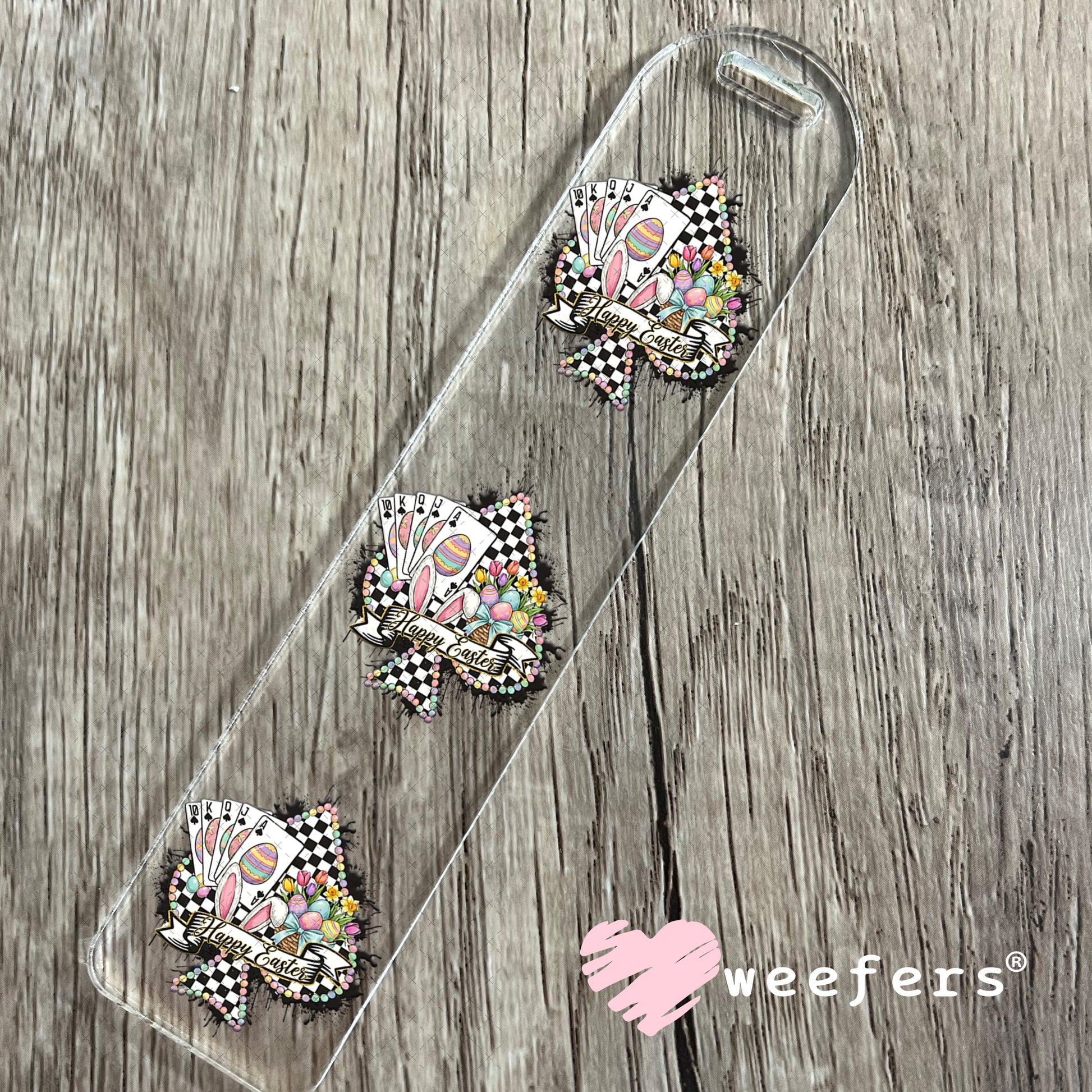 UV DTF Decal - Happy Easter Western Bookmark Weefers