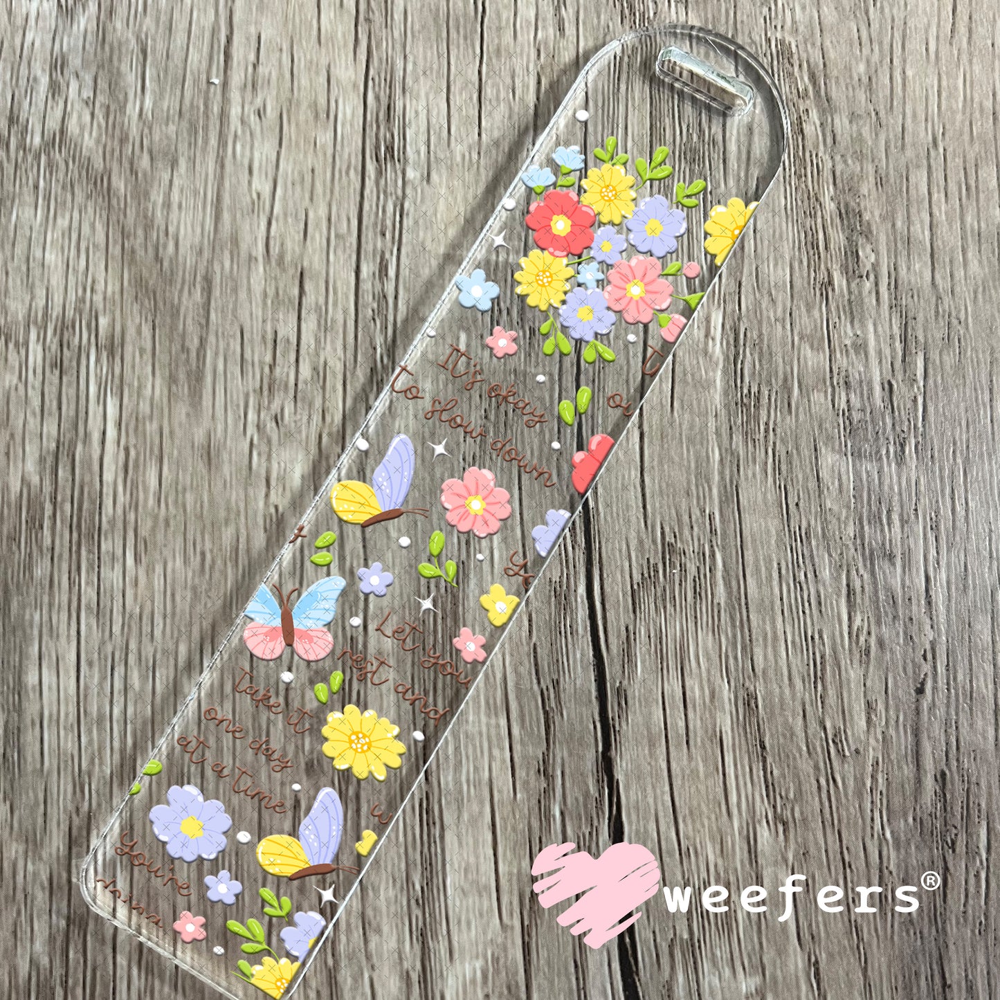 UV DTF Cup Wrap – You are Blooming Positive Quotes Bookmark Weefers
