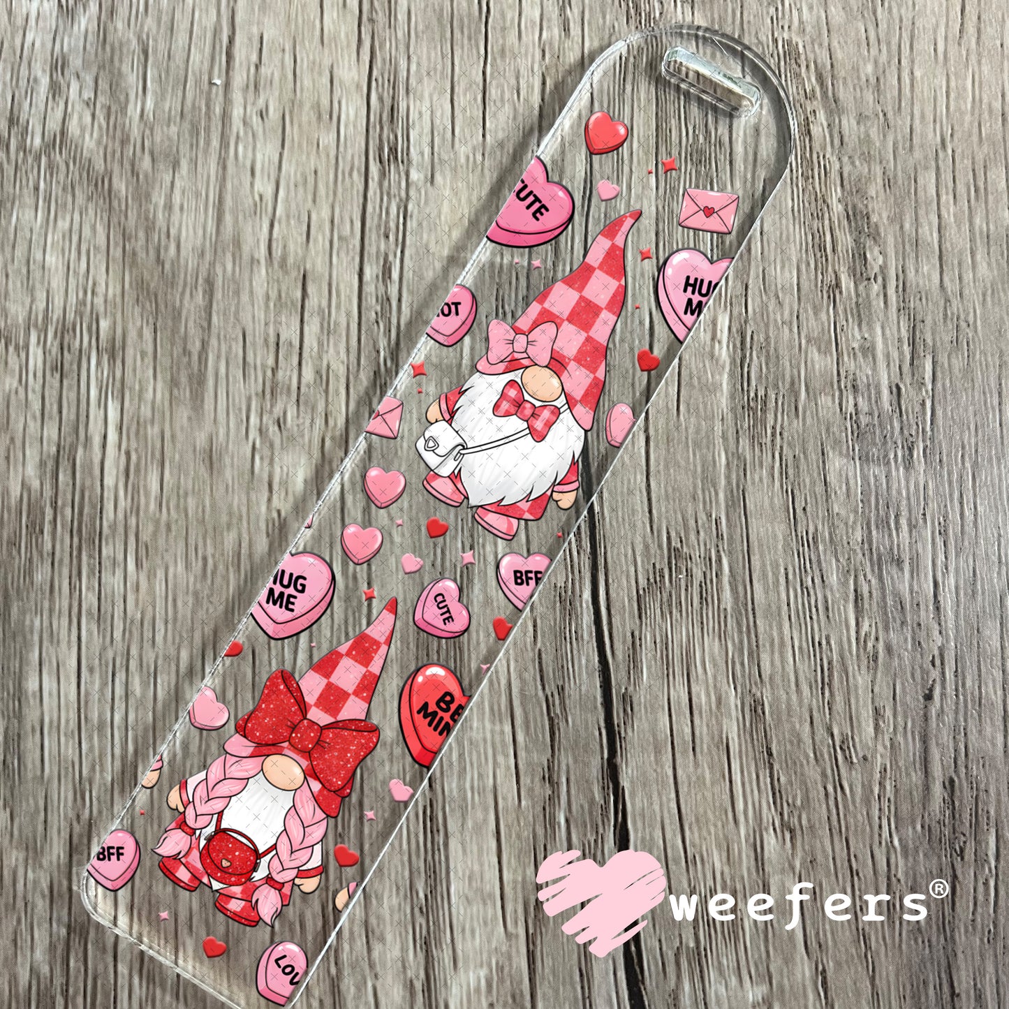 UV DTF Cup Wrap – Valentine Gnomes Bookmark Weefers