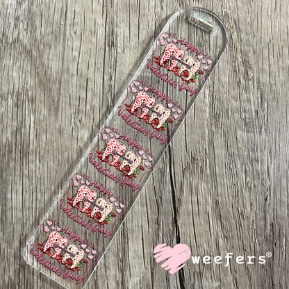 UV DTF Decal - Happy Valentine Day Dentist Bookmark Weefers
