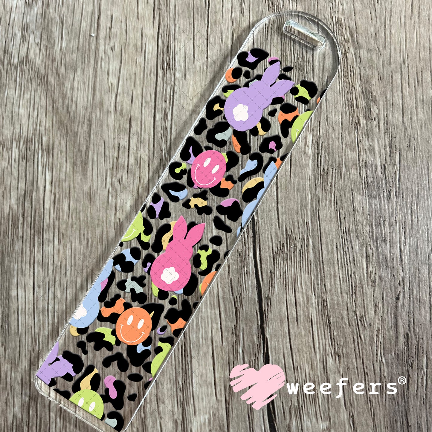 UV DTF Cup Wrap – Cheetah Easter Bunnies Bookmark Weefers
