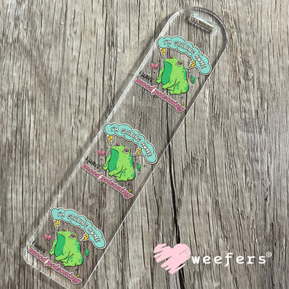 UV DTF Decal - I'm Staying Home I Have Mood Poisoning Bookmark Weefers