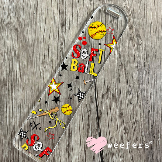 UV DTF Cup Wrap – Softball Bats and Balls Bookmark Weefers