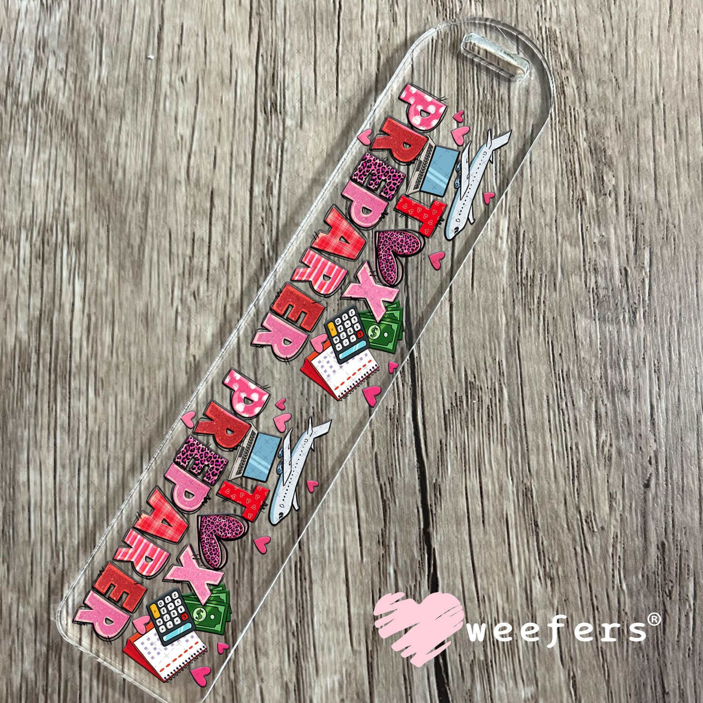 UV DTF Cup Wrap – Tax Preparer Bookmark Weefers