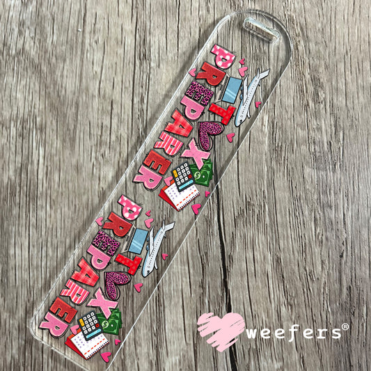 UV DTF Cup Wrap – Tax Preparer Bookmark Weefers