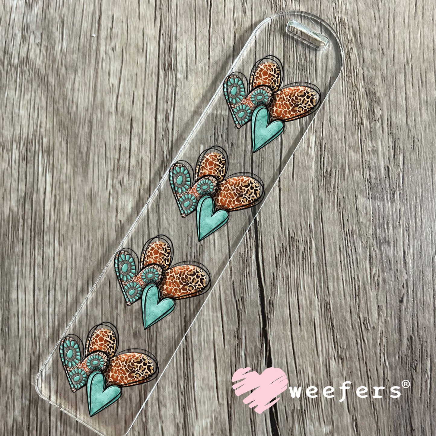 UV DTF Decal - Western Hearts Bookmark Weefers