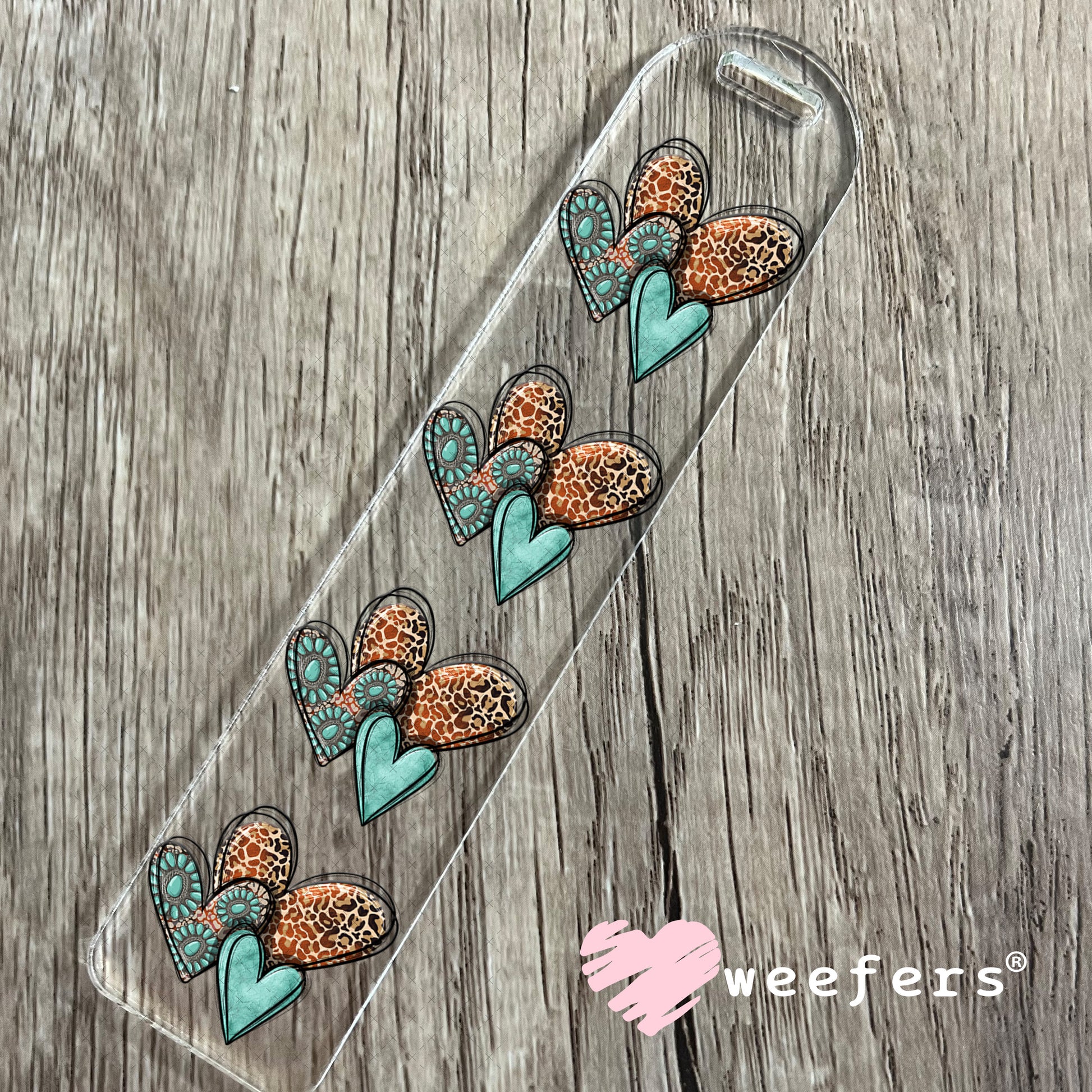 UV DTF Decal - Western Hearts Bookmark Weefers