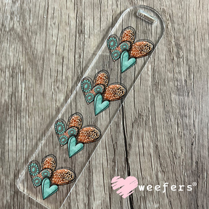 UV DTF Decal - Western Hearts Bookmark Weefers
