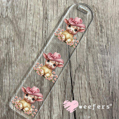 UV DTF Decal - Cowgirl Highlander Cow Bookmark Weefers