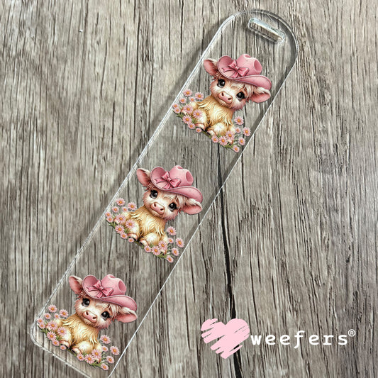 UV DTF Decal - Cowgirl Highlander Cow Bookmark Weefers