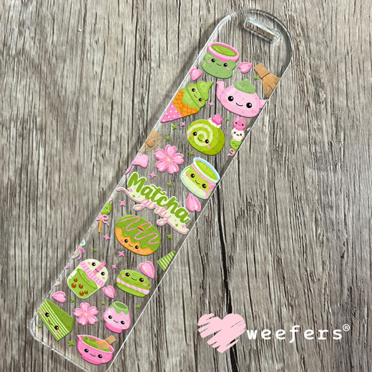UV DTF Cup Wrap – Match Girly Green and Pink Bookmark Weefers
